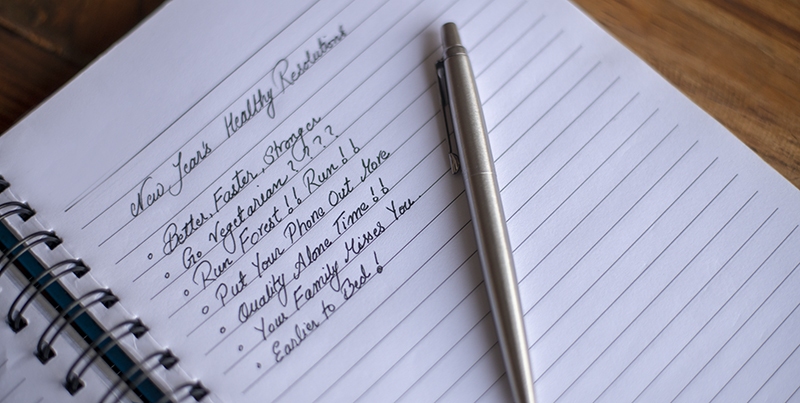 6 Resolutions For  A Healthy You 